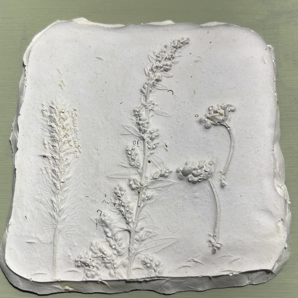 Handcrafted Plaster Relief Nature Casting - Picture 10 of 10
